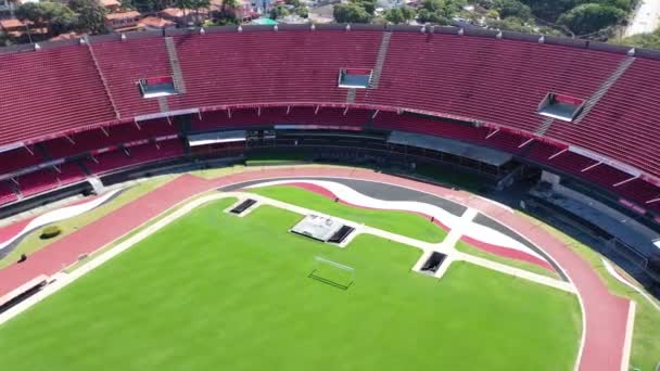 Sao Paulo Sao Paulo Brasil 2020 Vista Panorámica Del Estadio — Vídeos de Stock