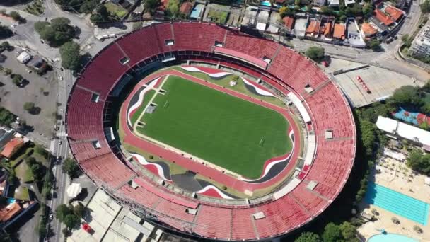 San Paolo San Paolo Brasile 2020 Veduta Panoramica Dello Stadio — Video Stock