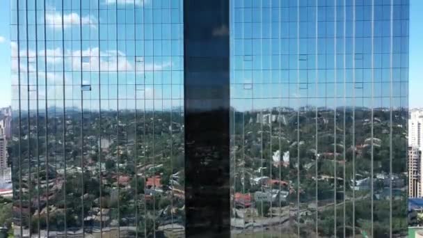 Covid 19による空のオフィス 隔離された都市 コロナウイルスによる衛生危機 — ストック動画