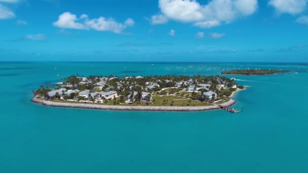 Caribbean Island Key West Florida Keys Estados Unidos Cena Tropical — Vídeo de Stock