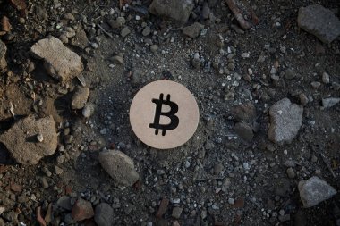 Kir Bitcoin sembolü