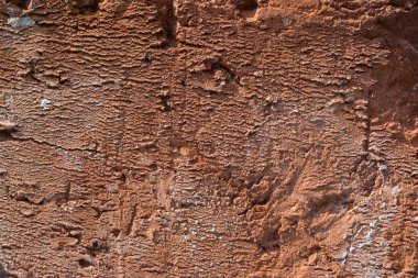 Doku eski Tuğla sert doğrudan güneş ışığı altında yıpranmış