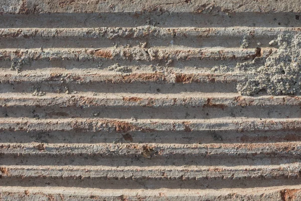 Doku eski Tuğla sert doğrudan güneş ışığı altında yıpranmış — Stok fotoğraf