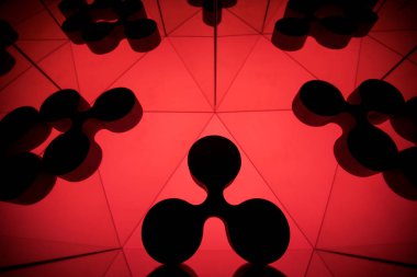 Kendisi birçok yansıtma görüntülerini dalgalanma para birimi simgesiyle