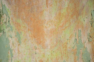 Eski Aşınmış Metal Kapının Soyut Dokusu