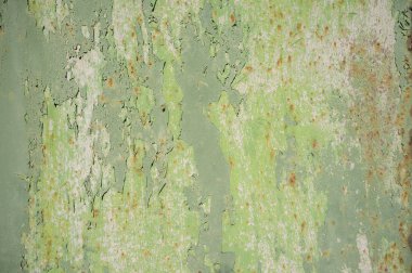 Eski Aşınmış Metal Kapının Soyut Dokusu