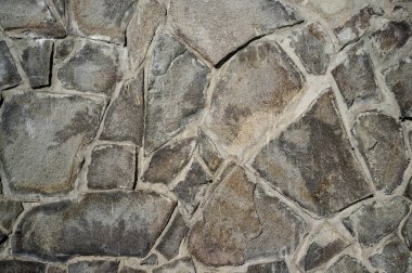 Eski ve Yıpranmış Doğal Taş Karo Duvar