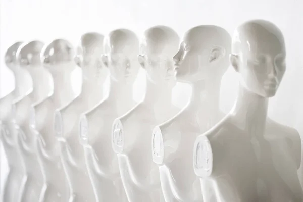 Line Standing Plastik Kadın Figurines parlak resim — Stok fotoğraf