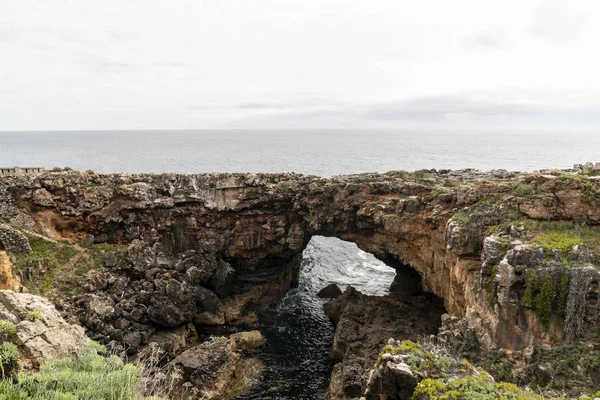 Devil Throat Garganta Diabo Rock Formation Cascais Portugal — Stock Photo, Image