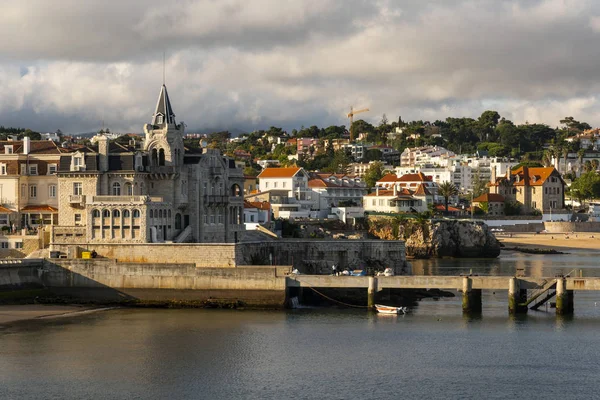 Portugal Cascais Cerca Lisboa Ciudad Costera Con Vista Playa Puerto — Foto de Stock