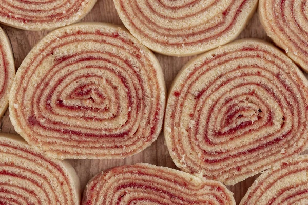 Bolo Rolo Típico Postre Brasileño Del Estado Pernambuco Rollo Pastel —  Fotos de Stock