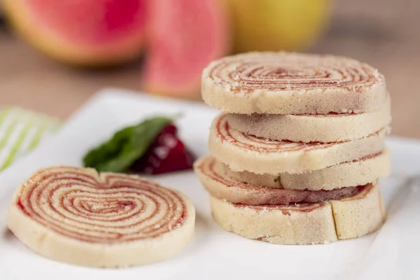 Bolo Rolo Tipico Dolce Brasiliano Proveniente Dallo Stato Del Pernambuco — Foto Stock