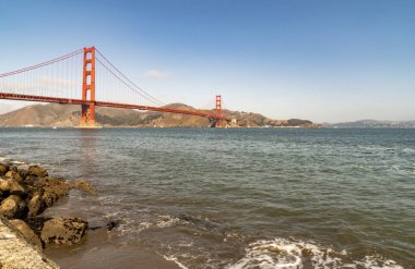 ünlü Golden Gate Köprüsü, San Francisco, afternoom, ABD