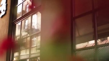 Sürme sokakları arka planda soyutlama