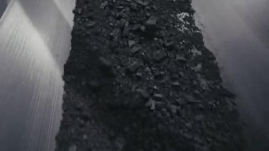 Kömür. Konveyör. canavar makine gemileri terminali