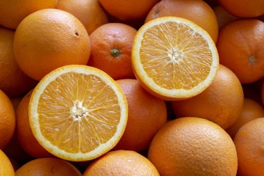 Valencia, İspanya birçok portakal.