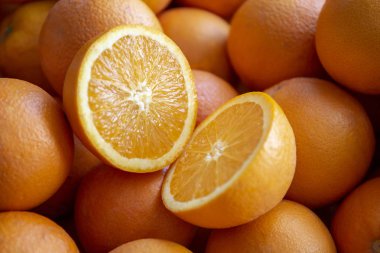 Valencia, İspanya birçok portakal.