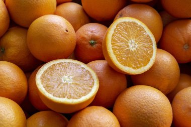 Valencia, İspanya birçok portakal.