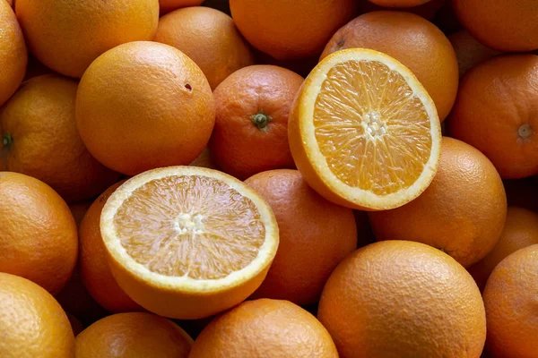 Valencia, İspanya birçok portakal.