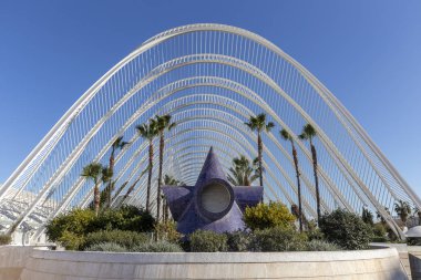 Umbracle bahçesi, sanat ve bilim şehri.