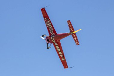 Akrobatik İspanya Şampiyonası 2019 (Ceva 2019), Requena (Valencia, İspanya) junio 2019, uçak Ekstra 300 Lp.