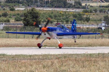 Akrobatik İspanya Şampiyonası 2019 (Ceva 2019), Requena (Valencia, İspanya) junio 2019, uçak sukhoi.