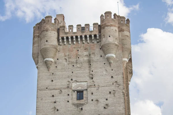 Torre principal del Castillo "la Mota", Medina del Campo . — Foto de Stock