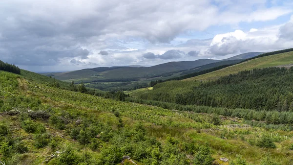 Wicklow sposób krajobraz w pochmurny dzień. — Zdjęcie stockowe