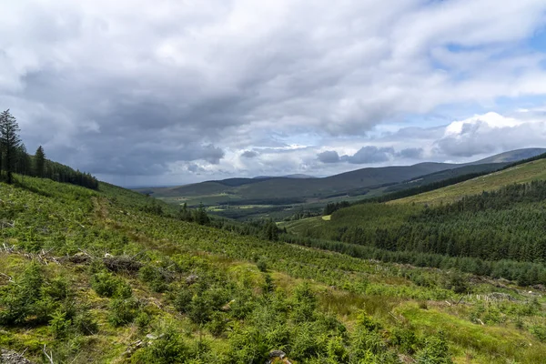 Wicklow way landscape in a cloudy day. — Stock Photo, Image