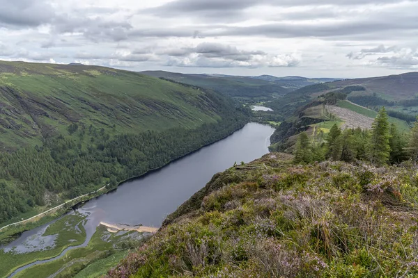 Glendalough oberer See, Wicklow Way. — Stockfoto