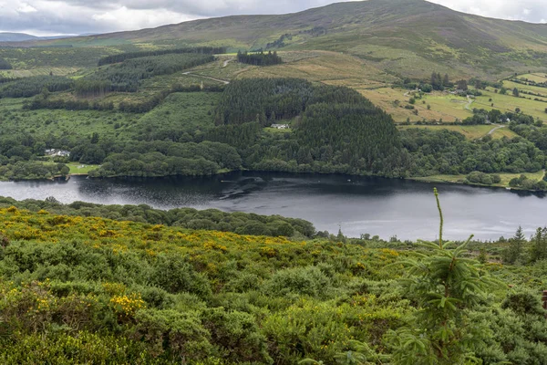 Wicklow-krajina Lough Dan jezero v oblačné denní. — Stock fotografie