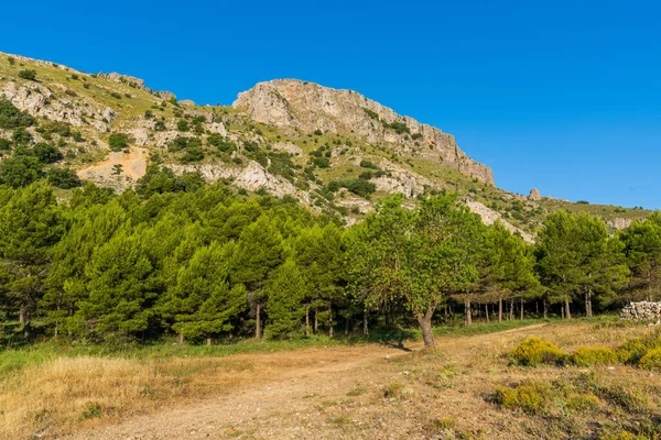 Montcabrer Pico Montanha Mariola Cocentaina Alicante Espanha — Fotografia de Stock