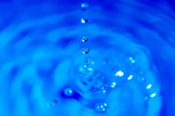 Drop Water Falling Creating Ripples — Stock Photo, Image