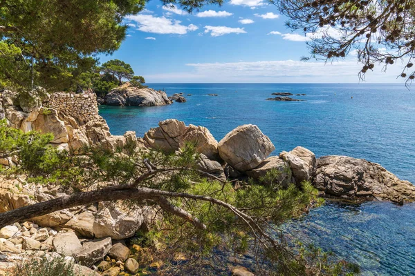 Playa daro ve Palamos, Girona, Katalonya, İspanya arasındaki 