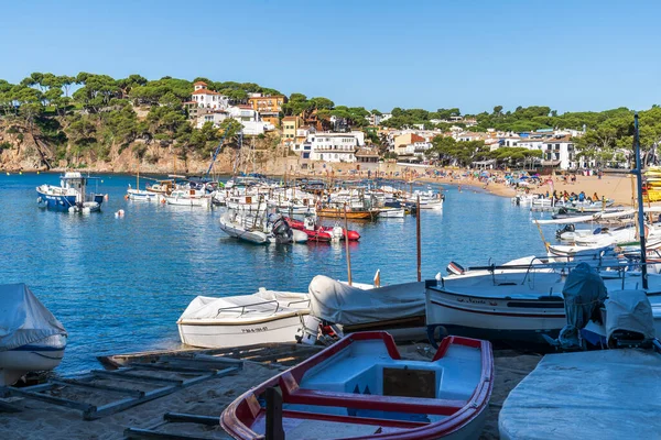 라프랑 해변과 스페인 카탈루냐의 지로나의 — 스톡 사진