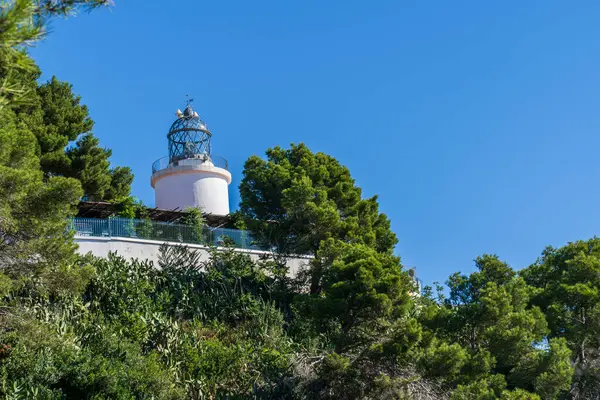 Farol Sant Sebastian Llafranc Girona Catalunha Espanha — Fotografia de Stock