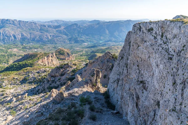 Vistas Desde Los Abismos Partagat Del Valle Del Guadalest Confrides — Foto de Stock