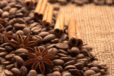 offee-yol; anason sprockets; burlaph kavrulmuş kahve;