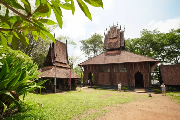 Chiang Rai Tailândia Maio 2018 Dentro Caminhada Até Museu Baandam — Fotografia de Stock