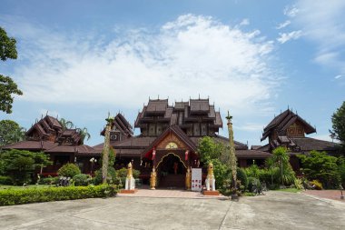 Nantaram Tapınağı. En güzel tapınağın Phayao ili, Tayland.