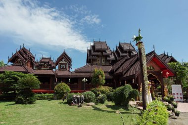 Nantaram Tapınağı. En güzel tapınağın Phayao ili, Tayland.