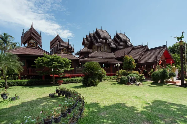 Nantaram Chrám Nejkrásnější Chrám Provincii Phayao Thajsko — Stock fotografie