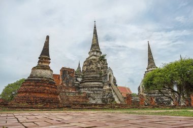 Wat Phrasisanpetch Ayutthaya Historical Park, Ayutthaya Bölgesi, Tayland parçası.