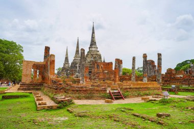 Wat Phrasisanpetch Ayutthaya Historical Park, Ayutthaya Bölgesi, Tayland parçası.