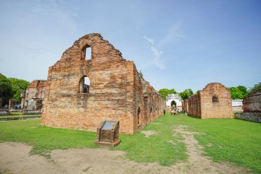 İç Phra Narai Ratchaniwet veya Kral Narai Sarayı. Lopburi, Tayland