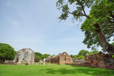 İç Phra Narai Ratchaniwet veya Kral Narai Sarayı. Lopburi, Tayland