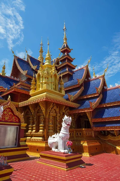 Templo Más Hermoso Sukhothai Tailandia Wat Pipat Mongkol Templo — Foto de Stock