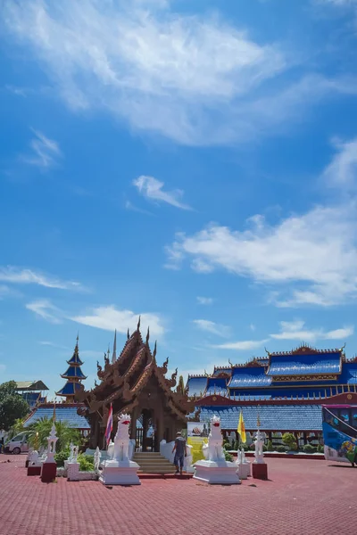 Sukhothai Tailândia Setembro 2018 Wat Pipat Mongkol Temple Templo Mais — Fotografia de Stock