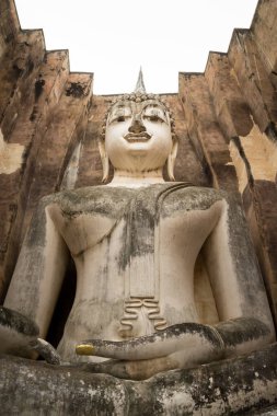 13. yüzyılda tapınak enshrining, Sukhothai, Tayland en büyük Buda resim. Wat Si dostum Phra Achana.