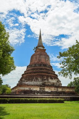 UNESCO Dünya Mirası sit alanı Wat Chana Songkhram Sukhothai Historical Park, Sukhothai Eyaleti, Tayland